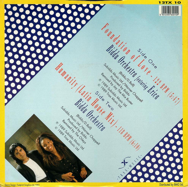 Biddu Orchestra Featuring Erica Holland - Foundation Of Love
