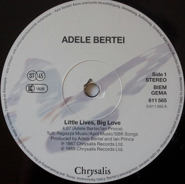 Adele Bertei - Little Lives, Big Love