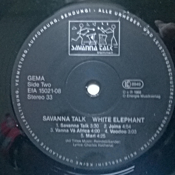 Savanna Talk - White Elephant
