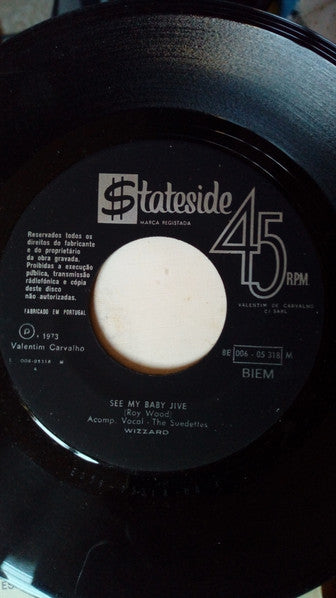 Wizzard (2) - See My Baby Jive / Bend Over Beethoven