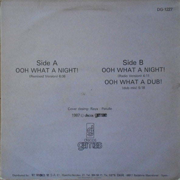 Oscar Benton - Ooh What A Night !
