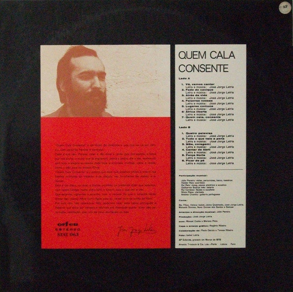 José Jorge Letria - Quem Cala Consente