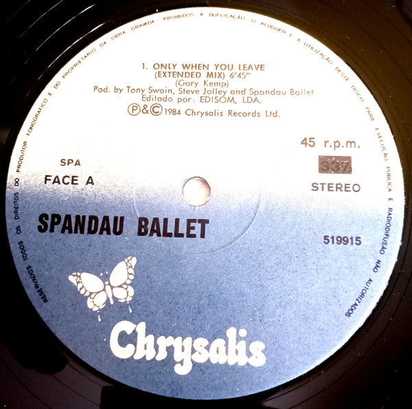 Spandau Ballet - Only When You Leave