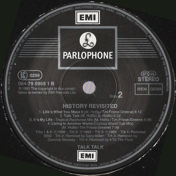 Talk Talk - History Revisited - The Remixes