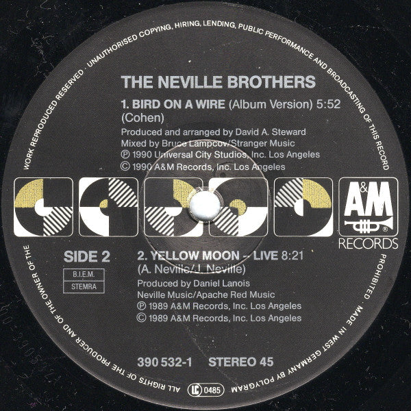 The Neville Brothers - Bird On A Wire