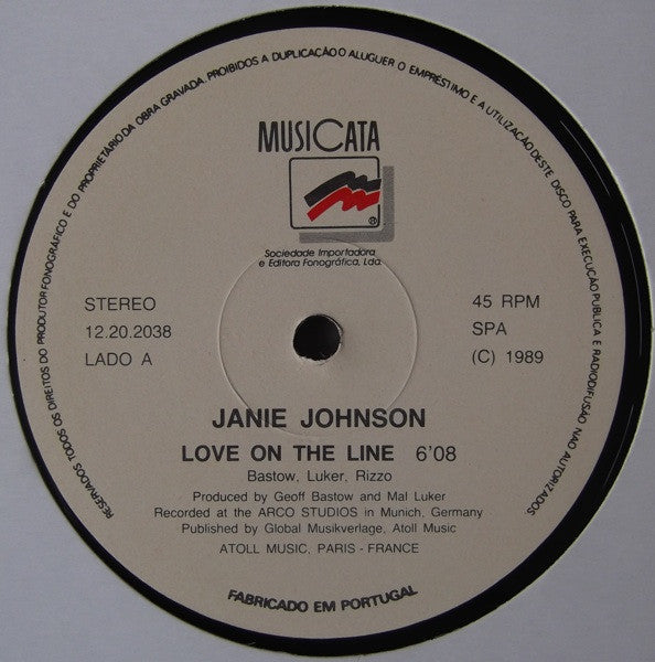 Janie Johnson - Love On The Line