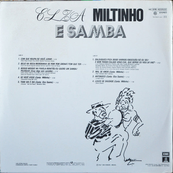 Elza Soares E Miltinho - Elza, Miltinho E Samba