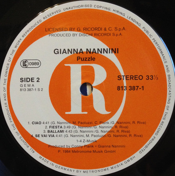 Gianna Nannini - Puzzle
