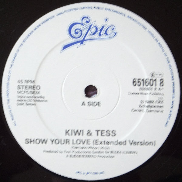 Kiwi & Tess - Show Your Love (Extended Version)