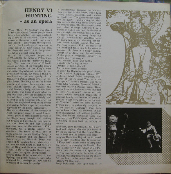 Karol Kurpiński - Henryk VI Na Łowach