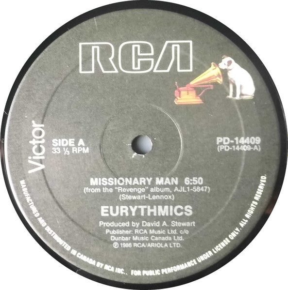 Eurythmics - Missionary Man