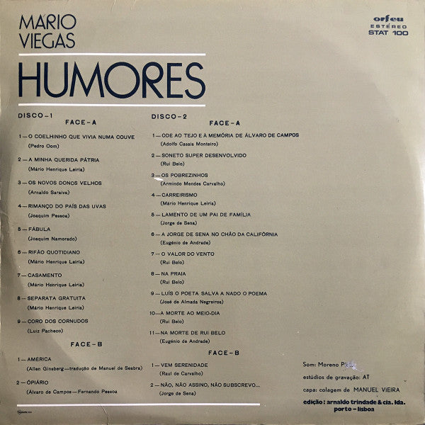 Mário Viegas - Humores