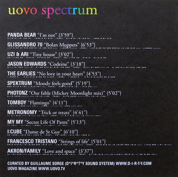 Various - Uovo Spectrum