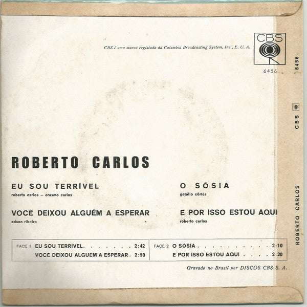 Roberto Carlos - Em Ritmo De Aventura - 1
