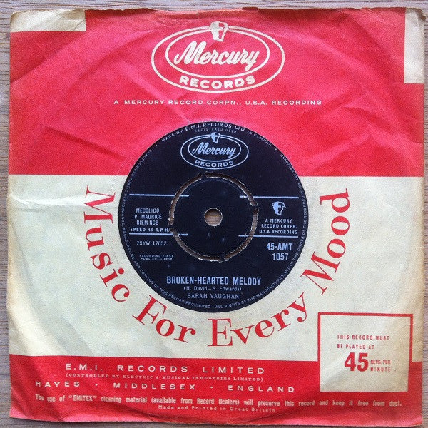 Sarah Vaughan - Broken-Hearted Melody / Misty