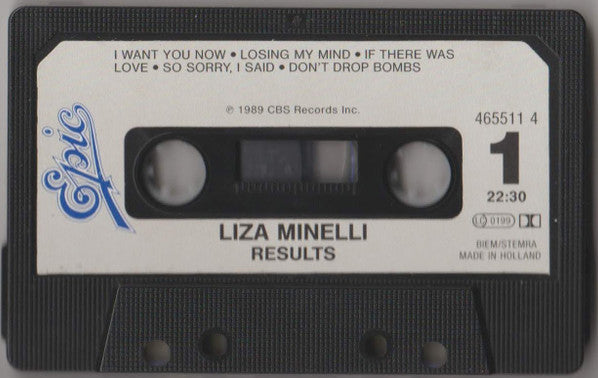 Liza Minnelli - Results