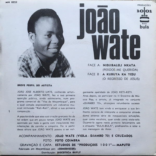 João Wate - Nidjibalêli Nkata / A Kubuya Ka Yesu