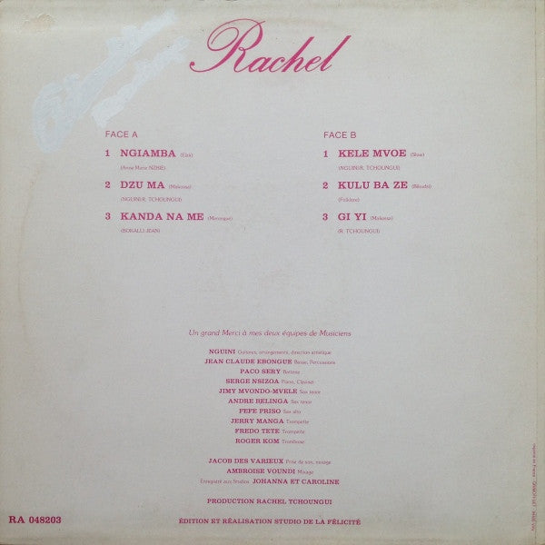 Rachel Tchoungui - Rachel