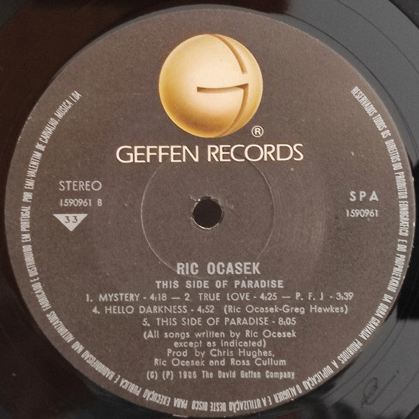 Ric Ocasek - This Side Of Paradise
