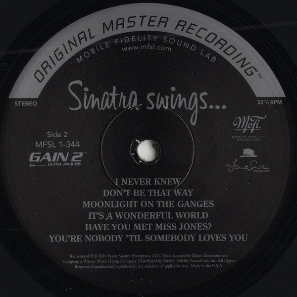 Frank Sinatra - Swing Along With Me - Sinatra Swings...
