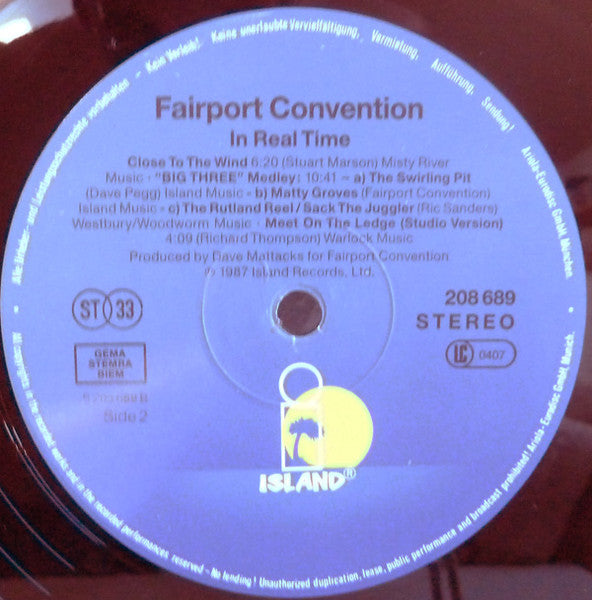Fairport Convention - In Real Time (Live '87)