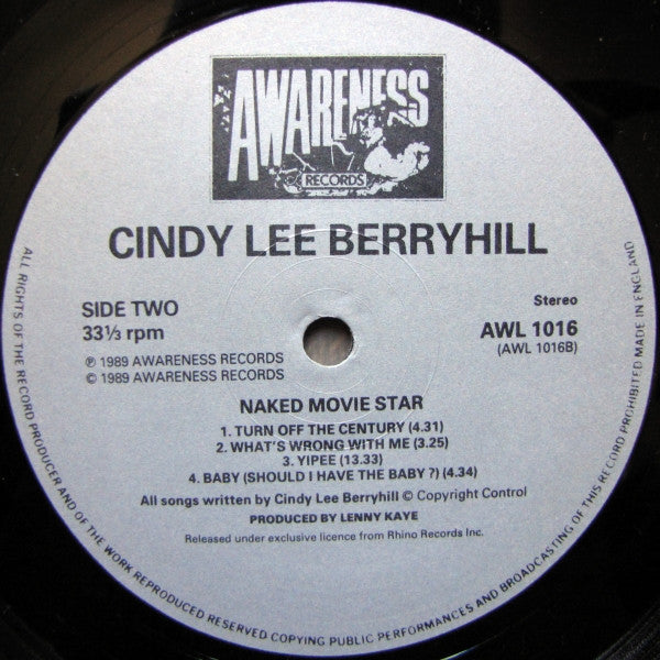 Cindy Lee Berryhill - Naked Movie Star