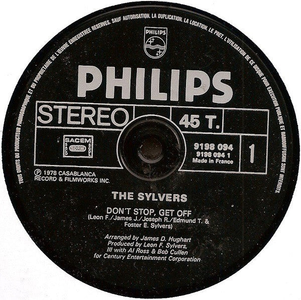 The Sylvers - Don't Stop, Get Off
