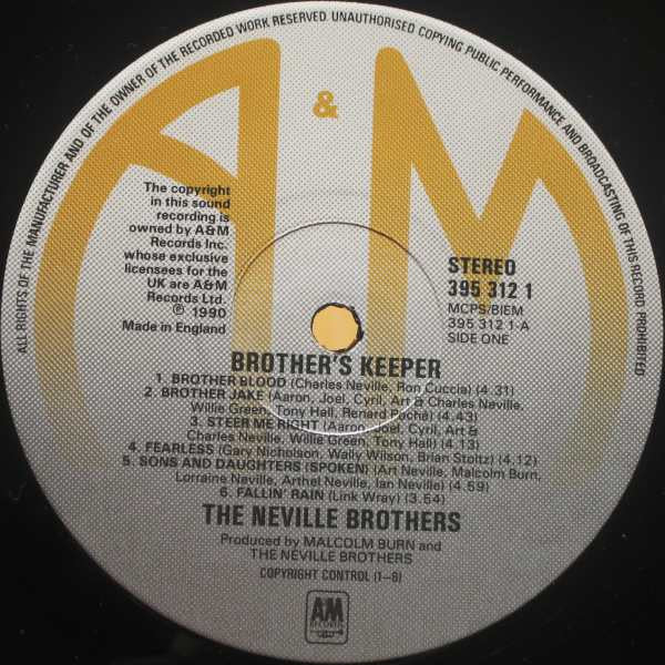 The Neville Brothers - Brother's Keeper