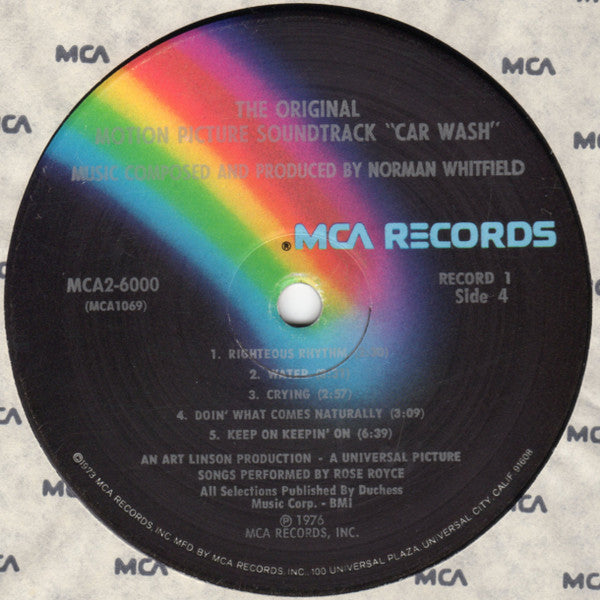 Norman Whitfield - Car Wash (Original Motion Picture Soundtrack)