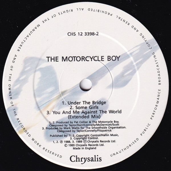 The Motorcycle Boy - You And Me Against The World