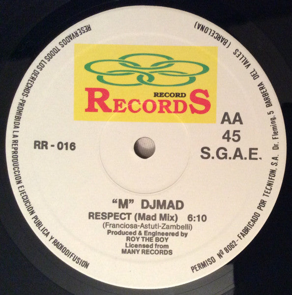 M DJ M.A.D. - R.E.S.P.E.C.T.