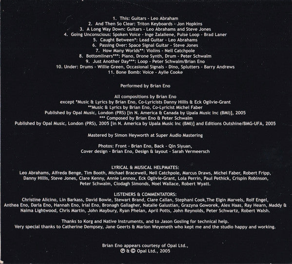 Brian Eno - Another Day On Earth