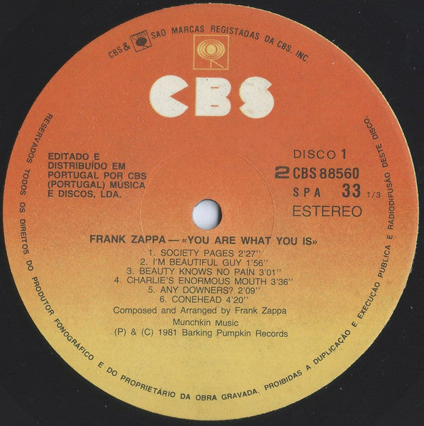 Frank Zappa - You Are What You Is