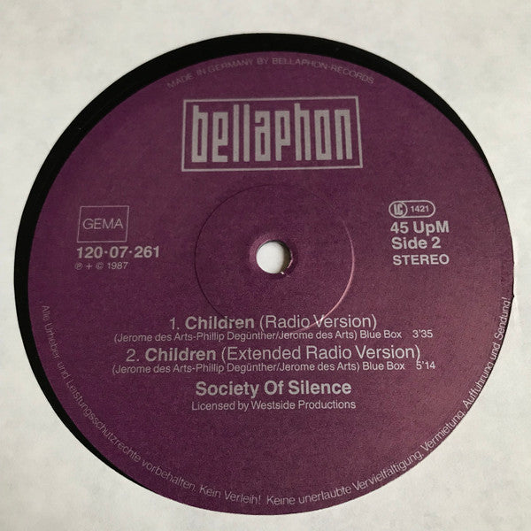 Society Of Silence - Children