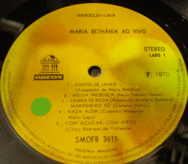 Maria Bethânia - Ao Vivo