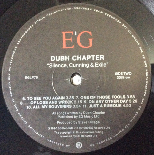 Dubh Chapter - Silence, Cunning & Exile
