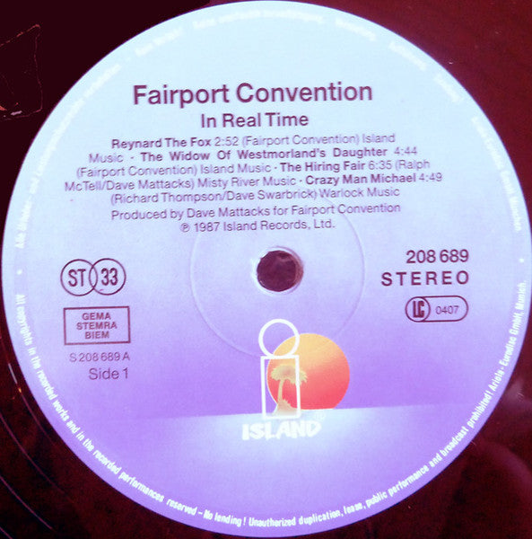 Fairport Convention - In Real Time (Live '87)