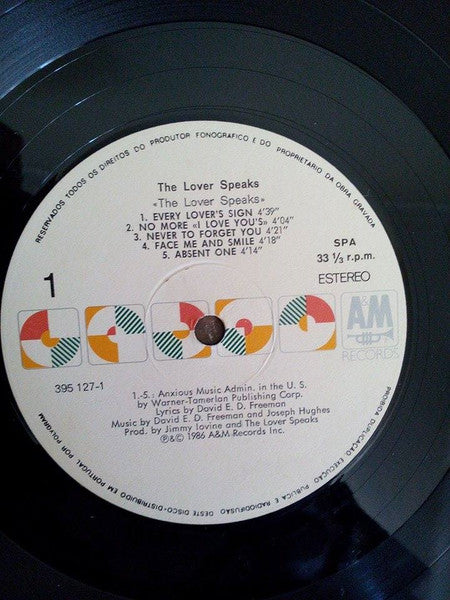 The Lover Speaks - The Lover Speaks