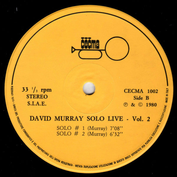 David Murray - Solo Vol.II