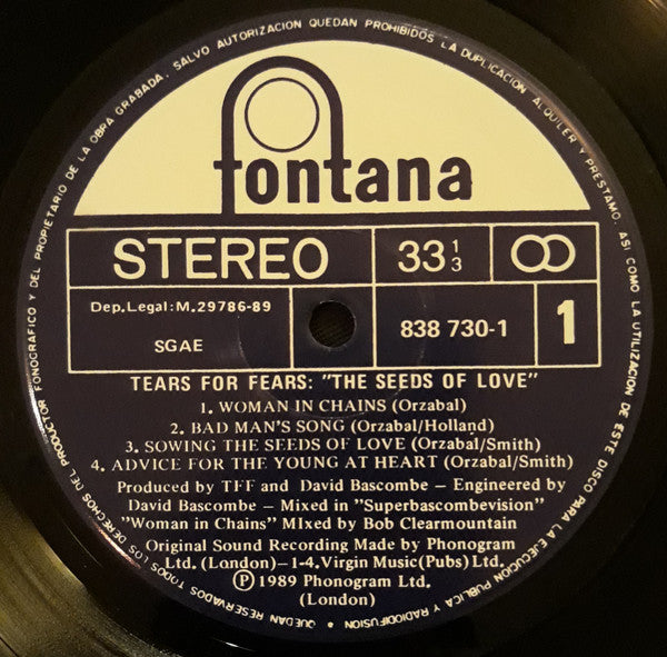 Tears For Fears - The Seeds Of Love