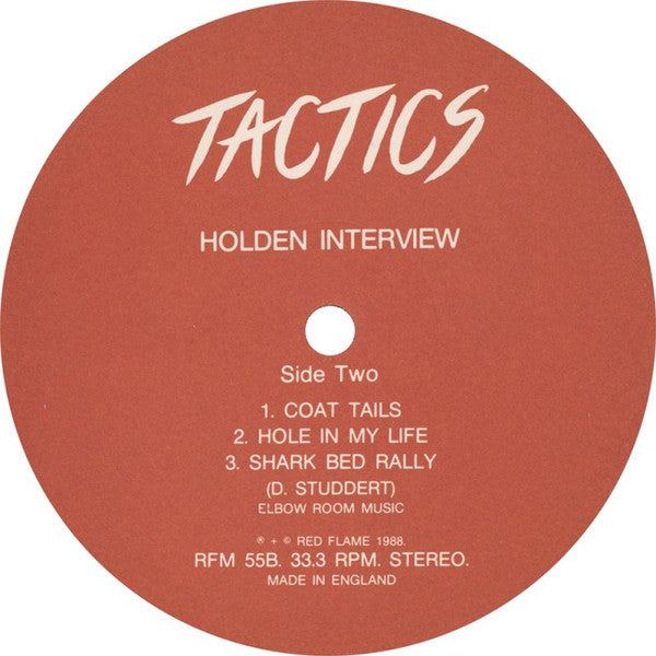 Tactics - Holden Interview