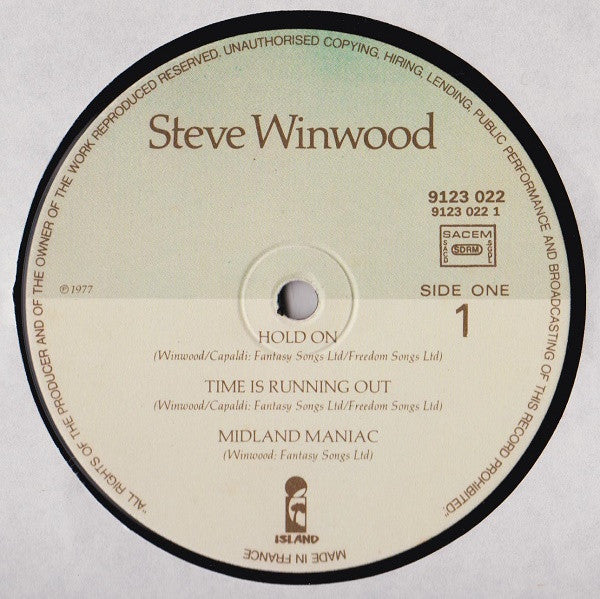 Steve Winwood - Steve Winwood