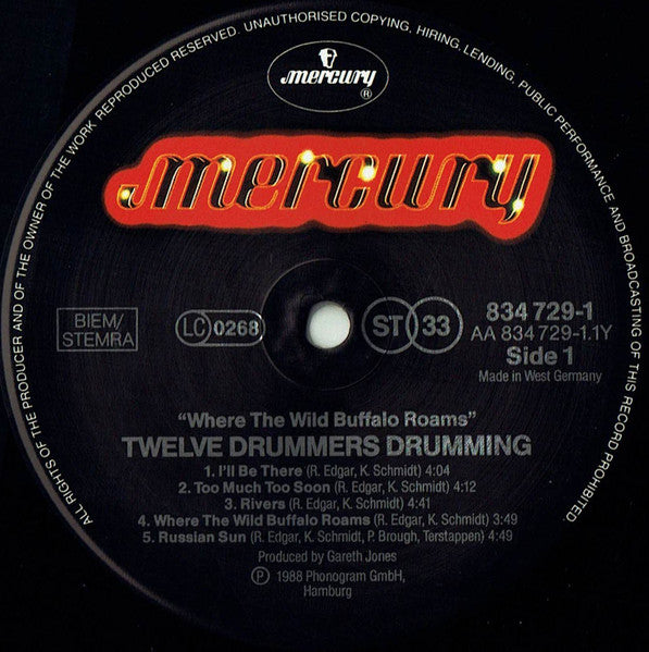 Twelve Drummers Drumming - Where The Wild Buffalo Roams