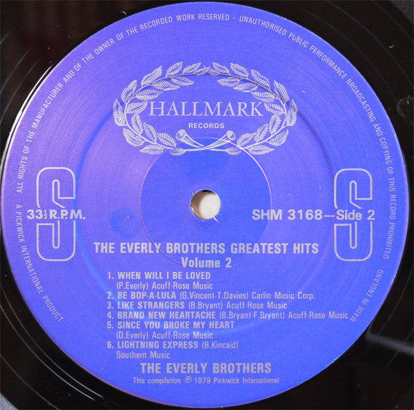 Everly Brothers - Greatest Hits Vol. 2