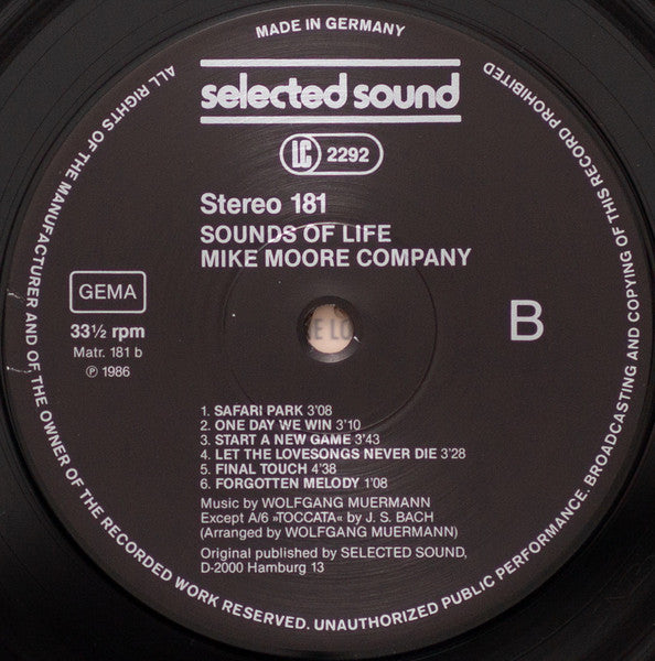 Mike Moore Company - Sounds Of Life