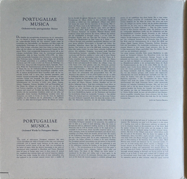 António Leal Moreira / Antonio Claudio da Silva Pereira / Marcos Portugal / João de Sousa Carvalho - Portugaliae Musica Orchesterwerke Portugiesischer Meister