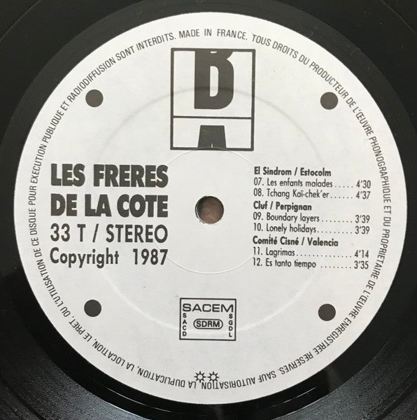Various - Les Freres De La Cote = Los Hermanos De La Costa