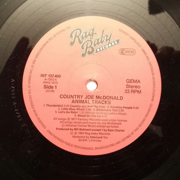 Country Joe McDonald - Animal Tracks
