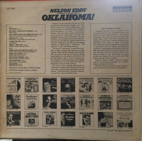 Nelson Eddy in Rodgers & Hammerstein - Oklahoma!