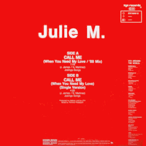 Julie M. - Call Me